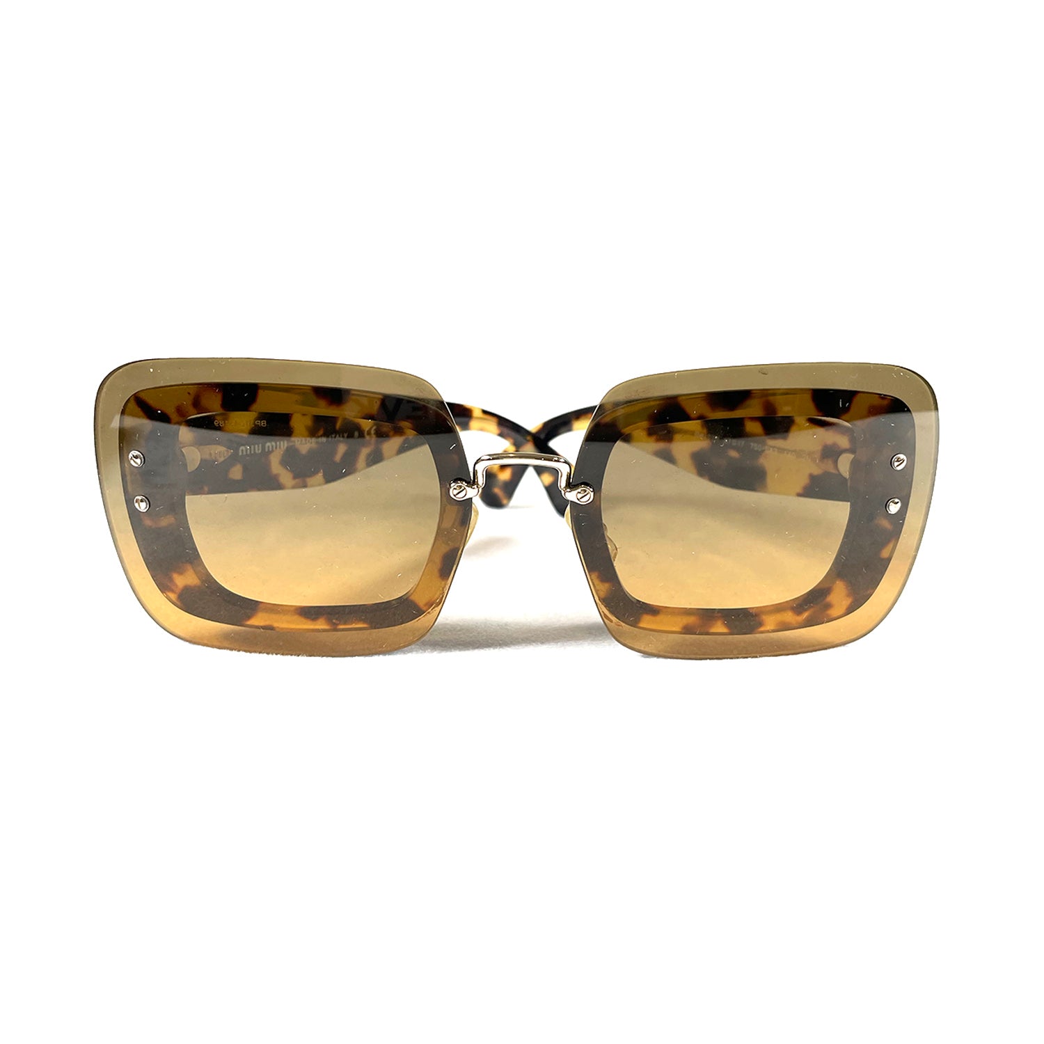 Miu miu tortoise shell sunglasses sale