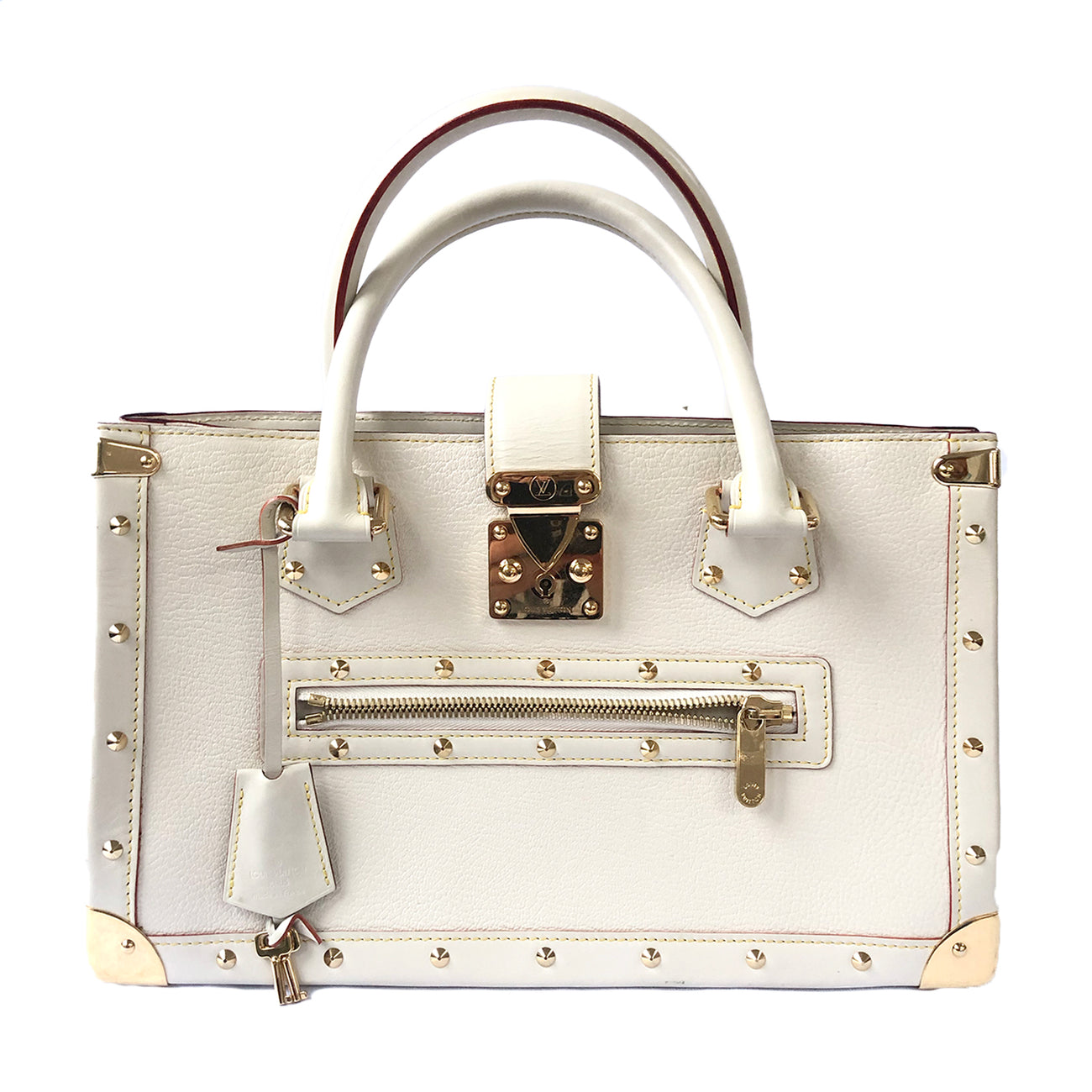 Louis Vuitton White Suhali Le Fabuleux Bag Leather ref.273554