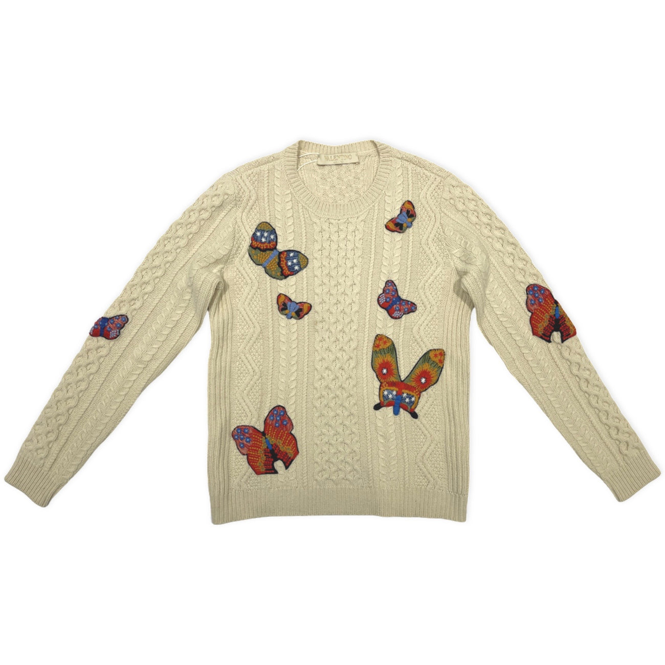 Valentino ecru butterfly jumper – Loop Generation