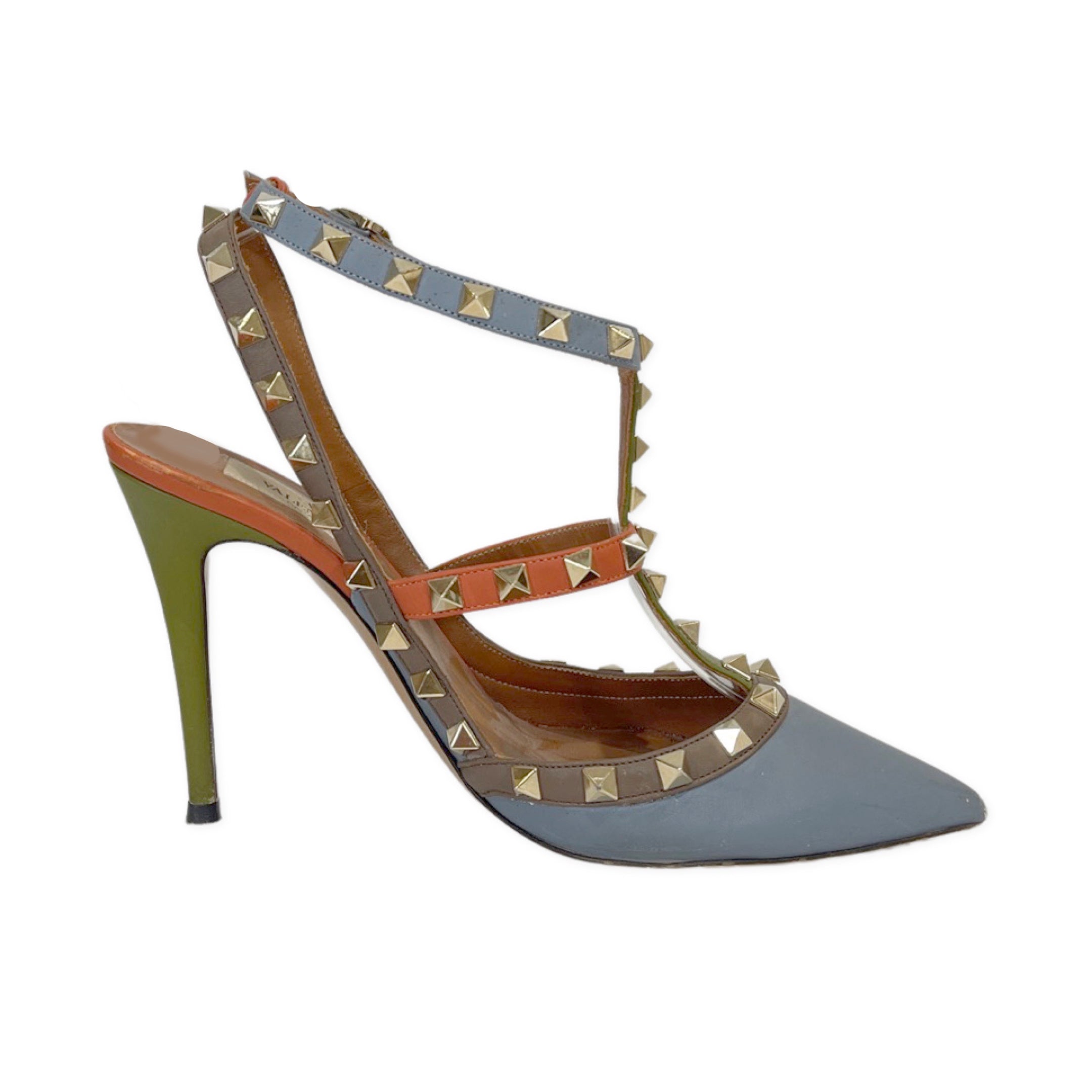 Valentino on sale rockstud orange